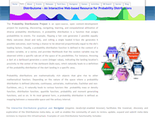 Tablet Screenshot of distributome.org